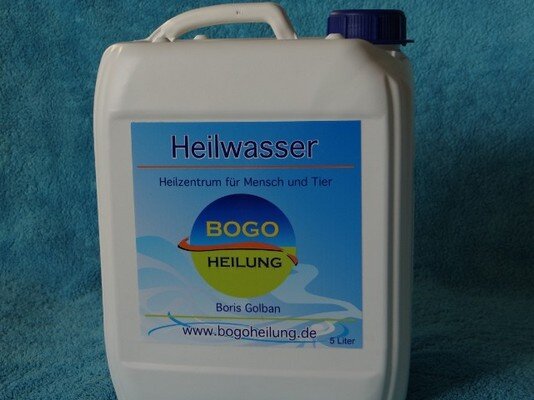 Heilwasser BOGO in Kanister